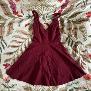 UO Kimchi Blue Rich Fit and Flare Dress